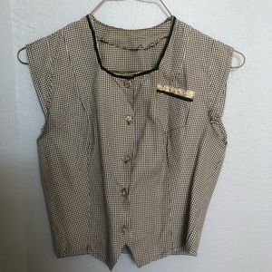 Vintage Gingham Blouse